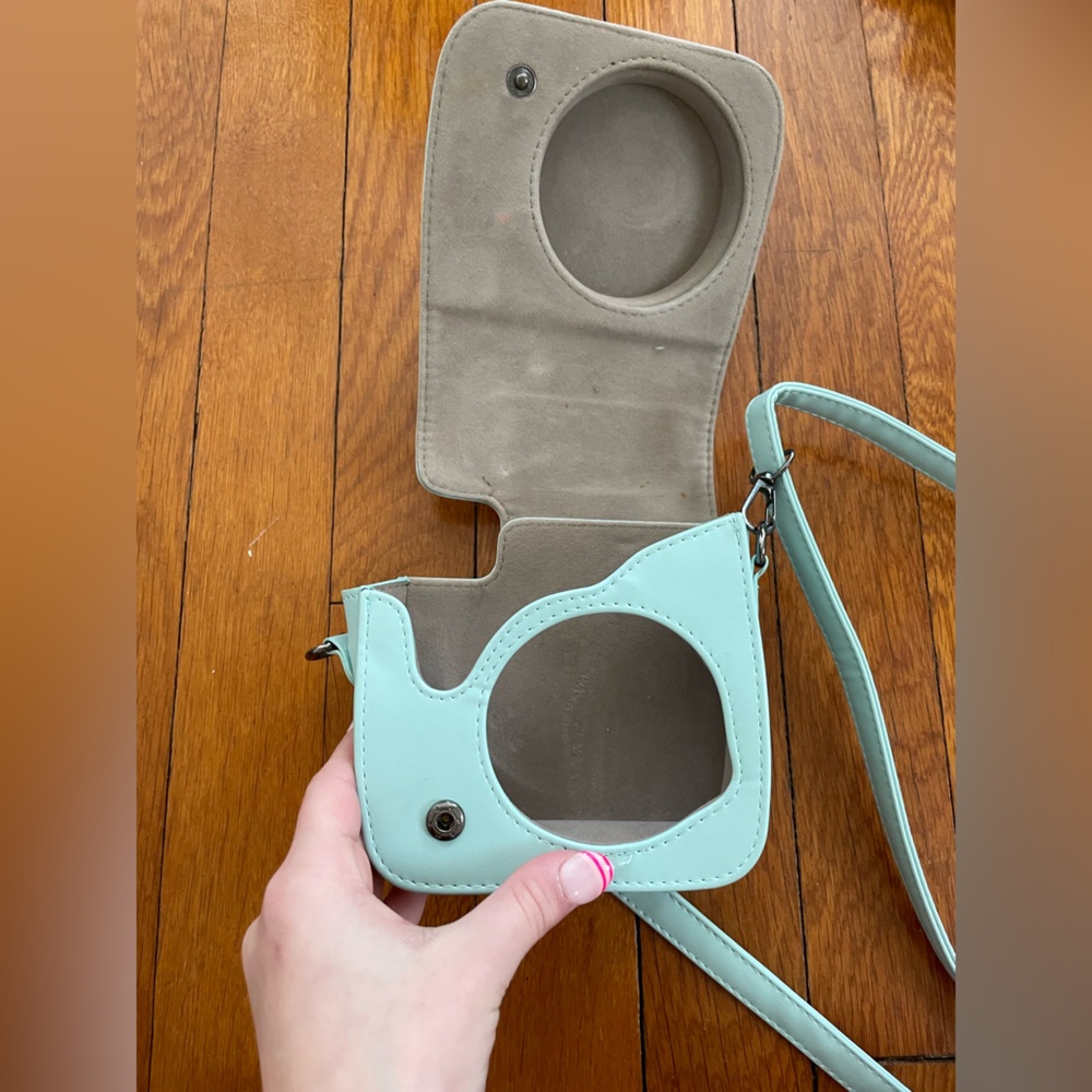 Mint Green Camera Bag